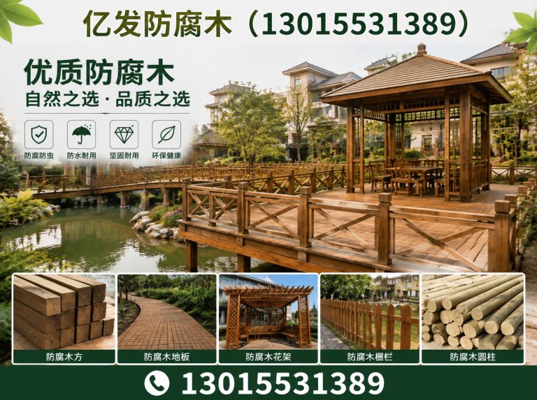 巩义市防腐木凉亭展示图